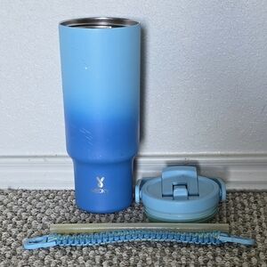 Meoky 40 oz Tumbler with Handle and Straw